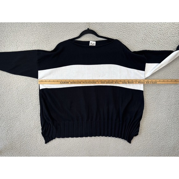 Planet by Lauren G Sweater Womens OS Ribbed Hem Cotton Modal Oversized Tunic - Picture 4 of 10